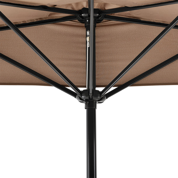 [casa.pro]® Halvcirkelformad parasoll-i olika färger