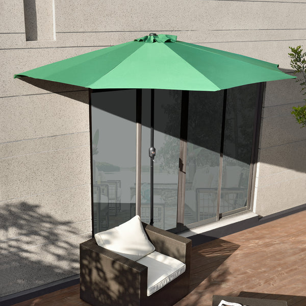 [casa.pro]® Halvcirkelformad parasoll-i olika färger