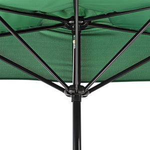 [casa.pro]® Halvcirkelformad parasoll-i olika färger