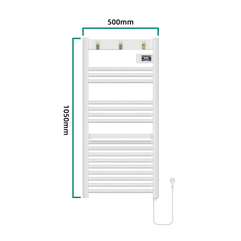 Måttskiss Handduksradiator Uvdal 105x50 cm [pro.tec]
