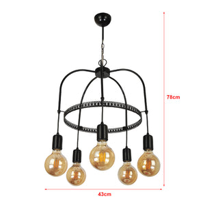 Taklampa Llandudno E27 metall i olika färger och storlekar [lux.pro]