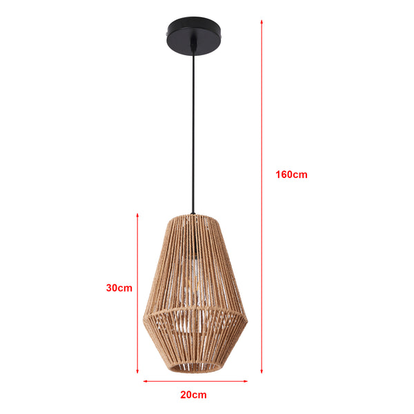 Pendellampa med rep Newtownabbey i olika färger [lux.pro]