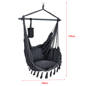 Hängstol Aranga med 2 dynor 150x120 cm [en.casa] välj modell