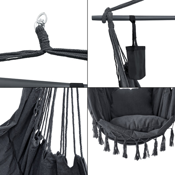 Hängstol Aranga med 2 dynor 150x120 cm [en.casa] välj modell