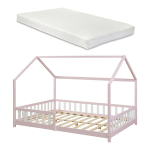 Hussäng Hesel inkl. madrass furu [en.casa]