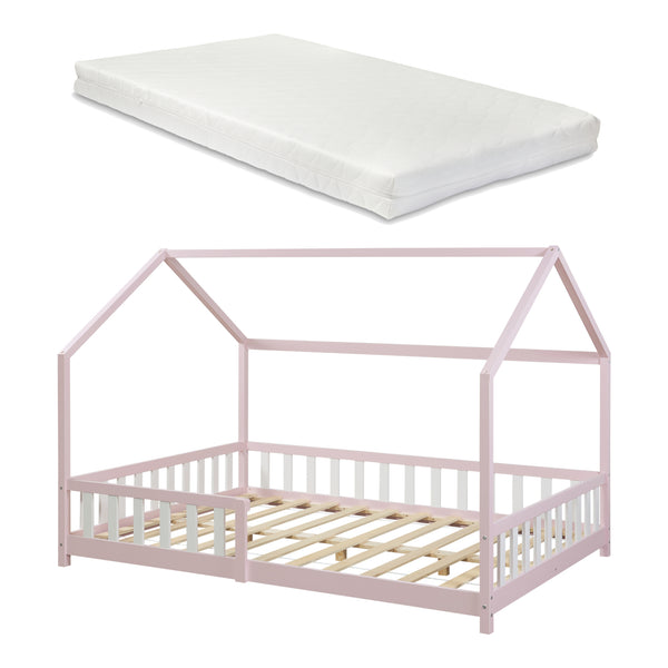 Hussäng Hesel inkl. madrass furu [en.casa]