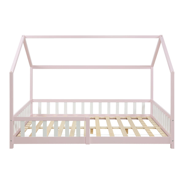 Hussäng Hesel inkl. madrass furu [en.casa]