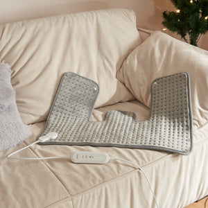 Elektrisk värmekudde Borrello 65x45 cm fleece [en.casa]