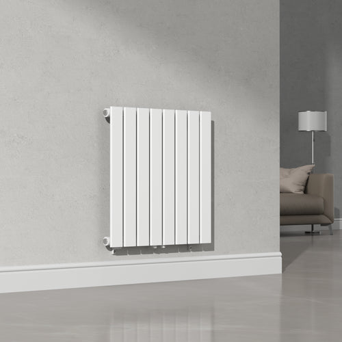 Designradiator Nore Vit 60x60cm Enkel 459W [neu.haus]