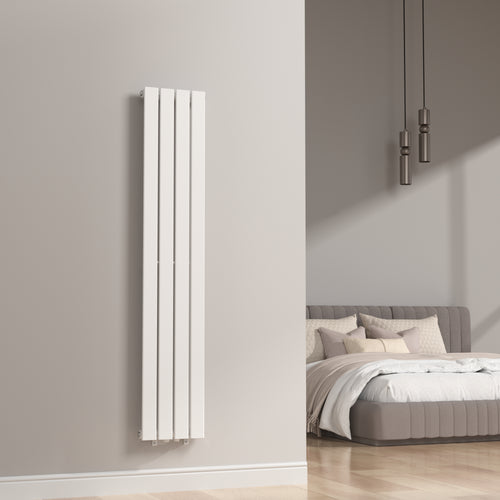 Designradiator Nore Vit 160x30cm Enskiktad 540W [neu.haus]