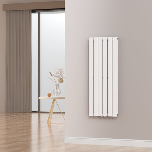 Designradiator Nore Vit 120x45cm Dubbellager 1140W [neu.haus]
