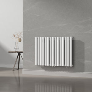 Design rörradiator Nore Vit 60x90cm Enkelt lager 653W [neu.haus]