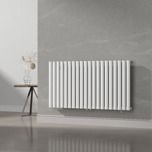 Design rörradiator Nore Vit 60x120cm Enkelskikt 857W [neu.haus]