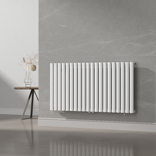 Design rörradiator Nore Vit 60x120cm Enkelskikt 857W [neu.haus]