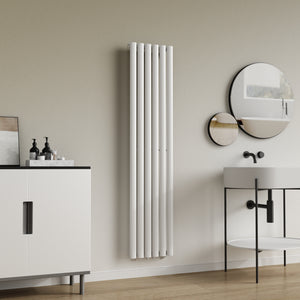 Design rörradiator Nore Vit 160x36cm Enkelrad 636W [neu.haus]