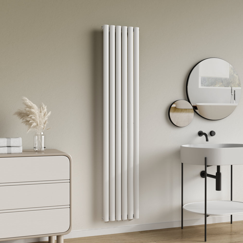 Design rörradiator Nore Vit 180x36cm Enkelrad 707W [neu.haus]