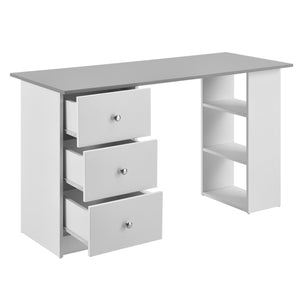 Skrivbord Lemberg med lådor och hyllor [en.casa] välj modell