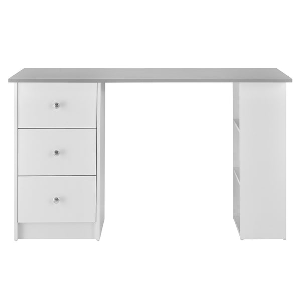 Skrivbord Lemberg med lådor och hyllor [en.casa] välj modell