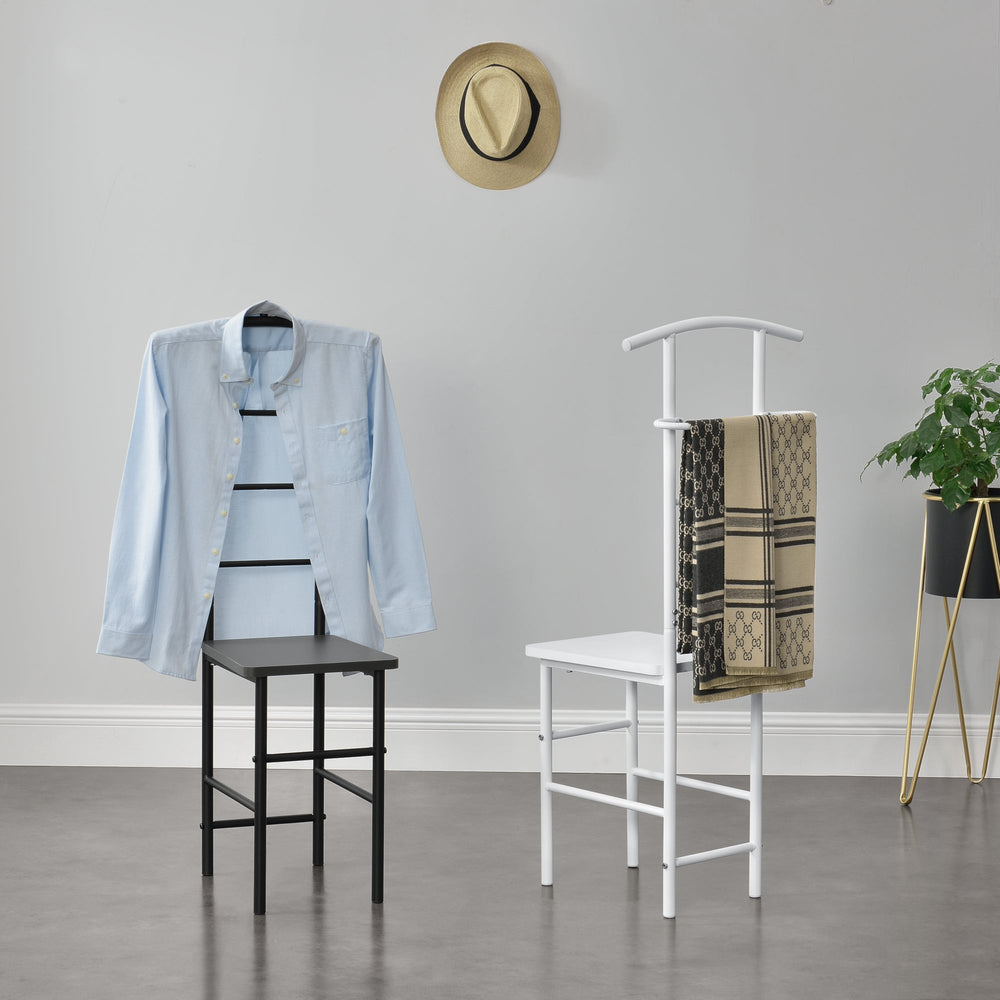 Herrbetjänt stol Anaheim 107x45x45 cm med galge en.casa - premiumXL