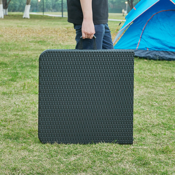 Hopfällbart campingbord Adelfia 120x60 cm [en.casa]