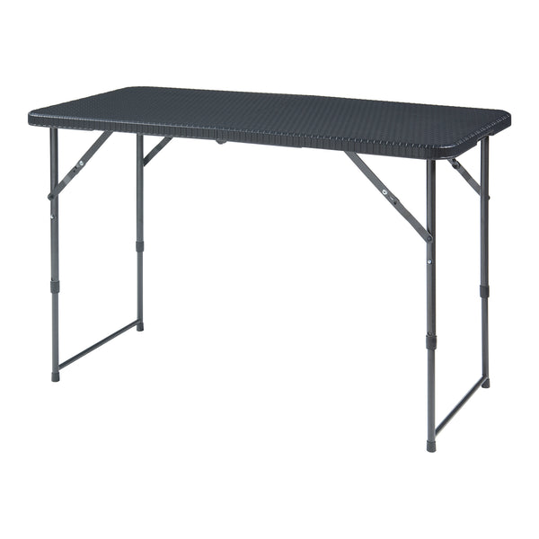 Hopfällbart campingbord Adelfia 120x60 cm [en.casa]