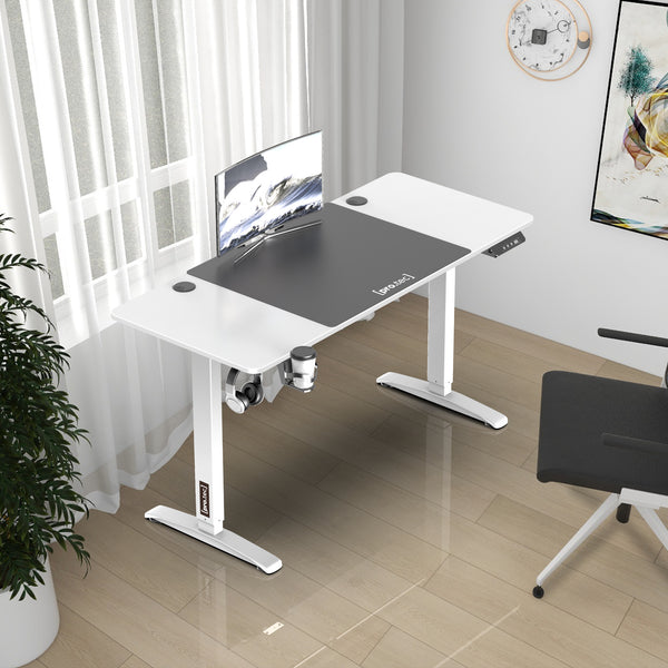 Höj och sänkbart skrivbord Salinas 140x60x73/118 cm [pro.tec] välj modell