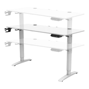 Höj och sänkbart skrivbord Salinas 140x60x73/118 cm [pro.tec] välj modell