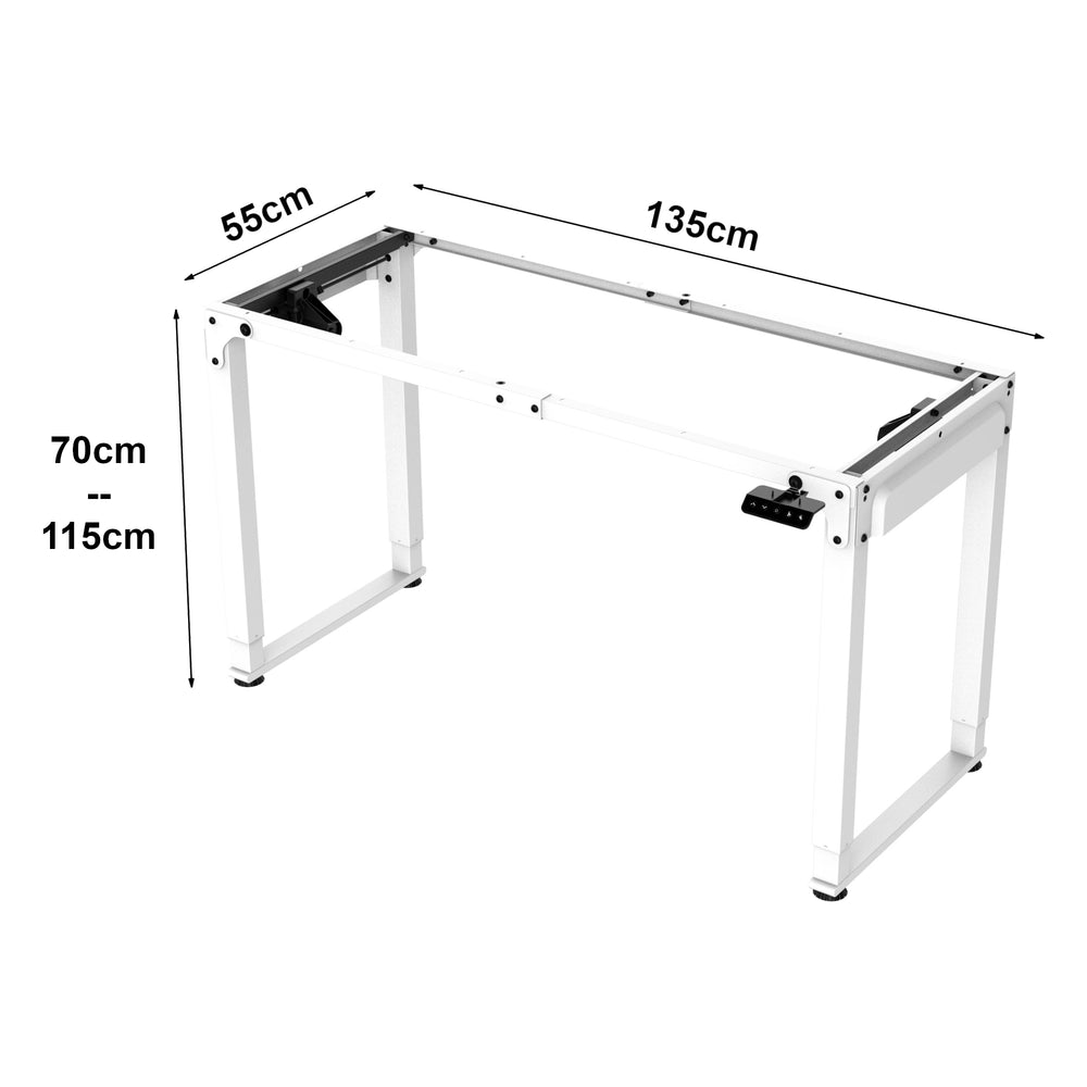 Höj- och sänkbart bordsstativ Kirkkonummi 135x55cm [pro.tec]
