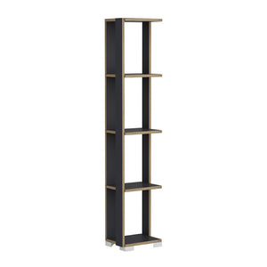 Aalestrup bokhylla med 4 nivåer 153 x 34 x 26 cm i olika färger [en.casa]