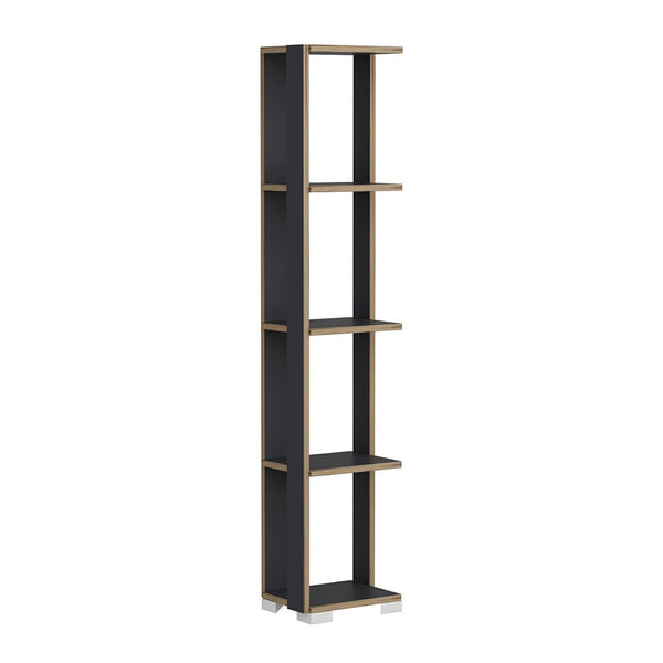 Aalestrup bokhylla med 4 nivåer 153 x 34 x 26 cm i olika färger [en.casa]