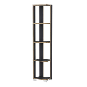 Aalestrup bokhylla med 4 nivåer 153 x 34 x 26 cm i olika färger [en.casa]
