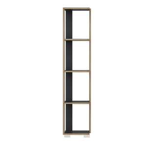 Aalestrup bokhylla med 4 nivåer 153 x 34 x 26 cm i olika färger [en.casa]