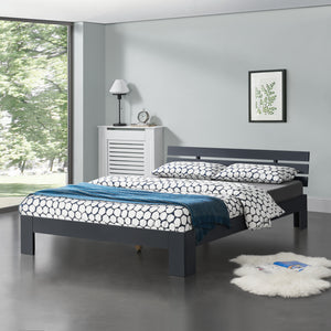 Sängstomme i furu med ribbotten 200x180cm [en.casa] välj modell