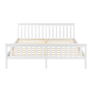 Träsäng Breda sängstomme furu [en.casa] välj modell