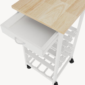 Serveringsvagn Biel 76x37x37 cm [en.casa]