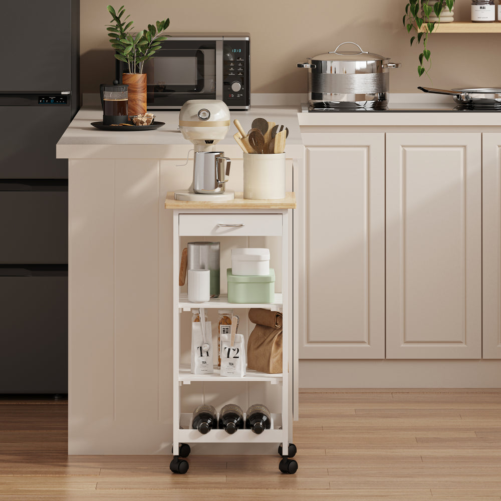 Serveringsvagn Biel 76x37x37 cm [en.casa]