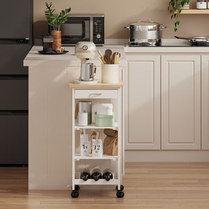 Serveringsvagn Biel 76x37x37 cm [en.casa]