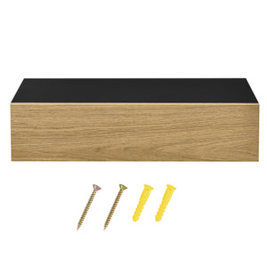 Vägghylla/Sängbord med låda set om 2 [en.casa] välj modell