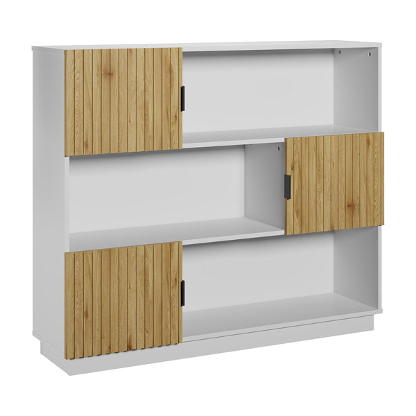 Bokhylla Verhundar 102x120x30 cm [en.casa]