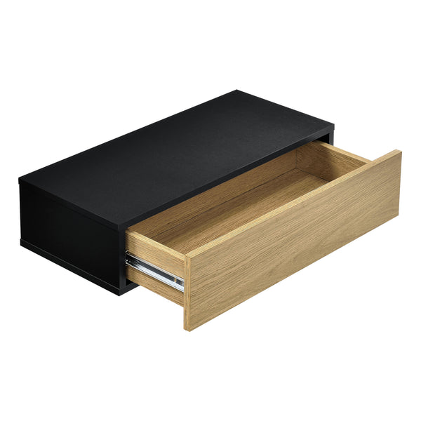 Vägghylla/Sängbord med låda set om 2 [en.casa] välj modell