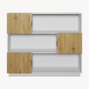 Bokhylla Verhundar 102x120x30 cm [en.casa]