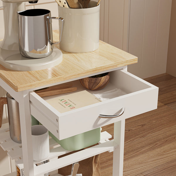 Serveringsvagn Biel 76x37x37 cm [en.casa]