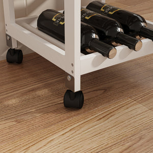 Serveringsvagn Biel 76x37x37 cm [en.casa]