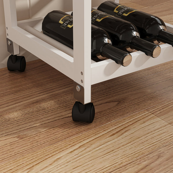 Serveringsvagn Biel 76x37x37 cm [en.casa]