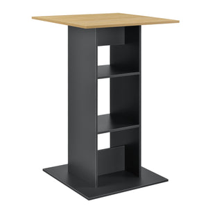 Barbord Visby 70x70x110cm med hylla [en.casa] välj modell