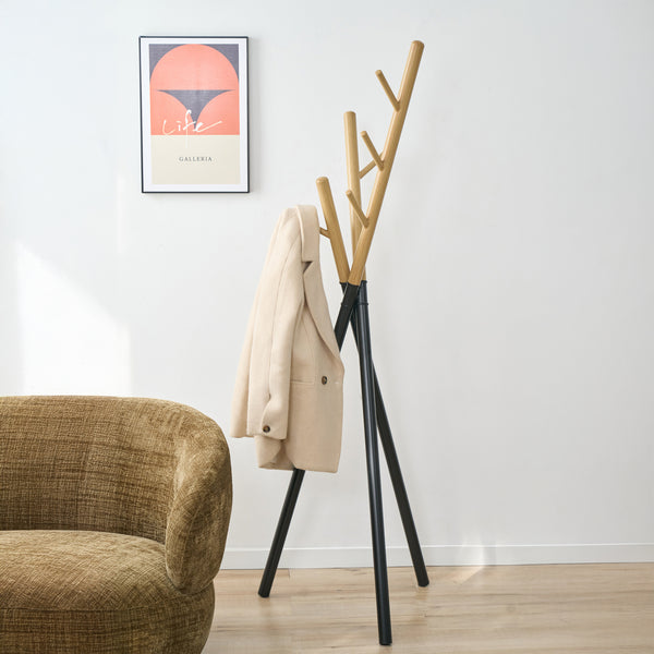 Garderobsställ Laerdal 172x49x49 cm stål [en.casa]