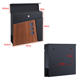 Postlåda Alfstedt brevlåda 37x37x10,5 cm [en.casa] välj modell