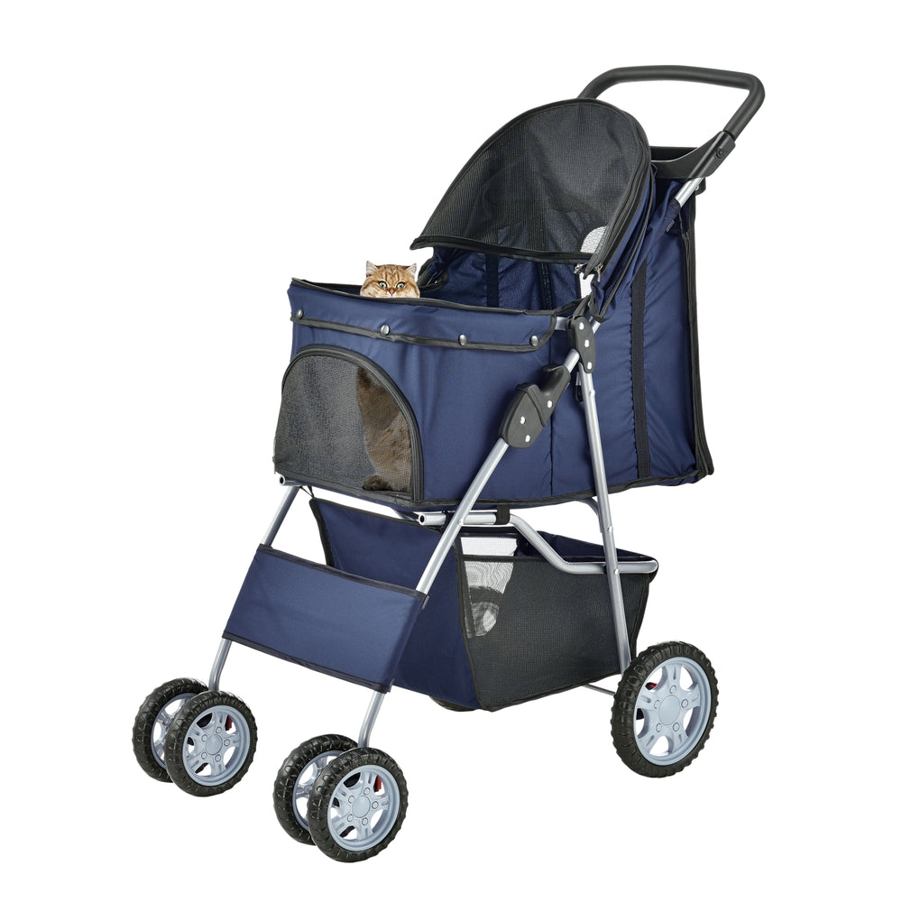 Hundvagn Kattvagn max belastning 15kg hopfällbar [pro.tec] välj modell