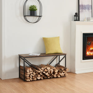 Vedställ Vaasa med sittplats 100x30x50cm [en.casa] - premiumXL