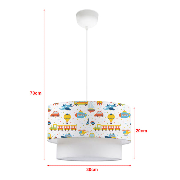 Taklampa Lurgan 1 x E27 med olika motiv motiv [lux.pro]